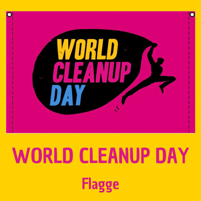 World Cleanup Day Flagge - Ihr Statement für eine saubere Zukunft Miniaturansicht