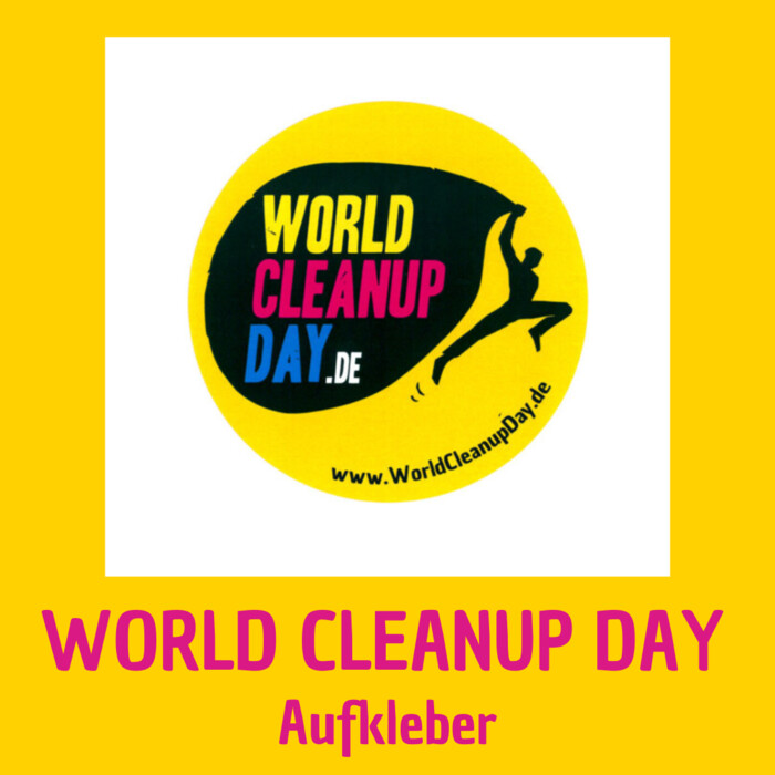 World Cleanup Day Aufkleber - Ihr sichtbares Zeichen für den Umweltschutz Miniaturansicht