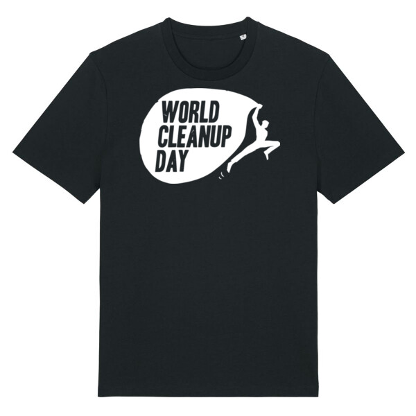 World Cleanup Day Classic Shirt – Black Edition - Klar. Zeitlos. Nachhaltig. Miniaturansicht