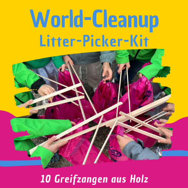 World-Cleanup-Litter-Picker-Kit 40 cm Miniaturansicht