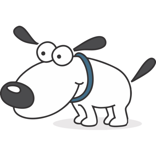 Hund Comic Miniaturansicht