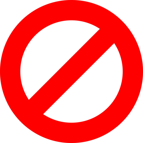 Verkehrsschild Sperrschild Miniaturansicht